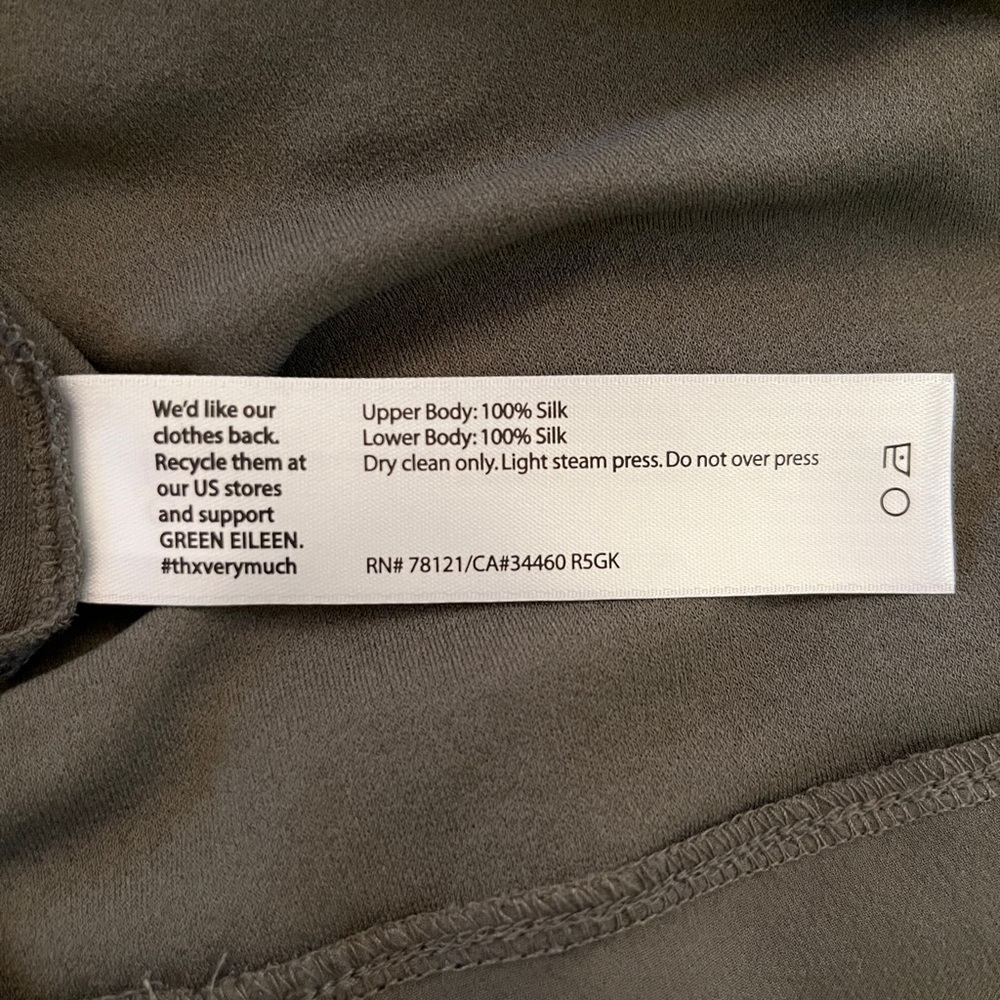 NWT Eileen Fisher Stretch Silk Jersey Tunic - Picture 6 of 7